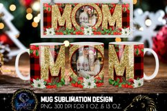 Christmas Mom Mug Sublimation | Add Photo Christmas Mug Product Image 1