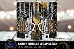 Rock Babe Leopard Tumbler Sublimation Design PNG Product Image 2