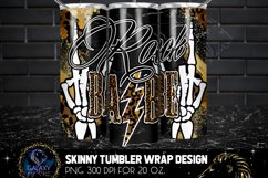 Rock Babe Leopard Tumbler Sublimation Design PNG Product Image 4