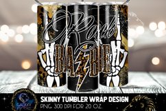 Rock Babe Leopard Tumbler Sublimation Design PNG Product Image 1