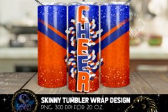 Cheer Tumbler Sublimation, Tumbler Design PNG Product Image 1