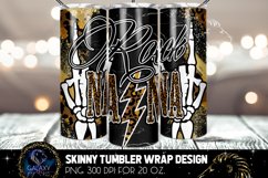 Rock Nana Leopard Tumbler Sublimation Design PNG Product Image 2