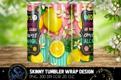 Drink Summer Tumbler Sublimation, Alcohol Drink Tumbler Product Image 2
