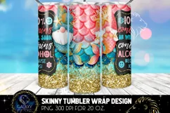 Gnome Drink Summer Tumbler Sublimation, Alcohol Drink Gnomes Product Image 2