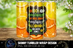 Drink Summer Tumbler Sublimation, Alcohol Drink Tumbler Product Image 1
