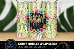 Vacay Mode Tumbler Sublimation, Floral Summer Tumbler Product Image 1