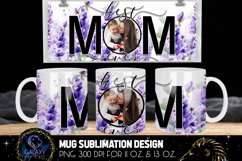 Best Mom Ever Mug | Watercolor Flowers Mug Sublimation Product Image 1