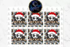 Soccer Team School Christmas Favor Gift Tag Tags Product Image 2