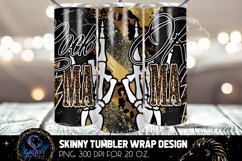 Rock Mama Leopard Tumbler Sublimation Design PNG Product Image 4