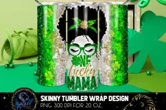 One Lucky Teacher Mama Tumbler Sublimation Designs Product Image 4
