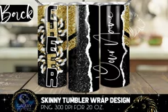 Add Name Cheer Tumbler Sublimation, Tumbler Design PNG Product Image 2