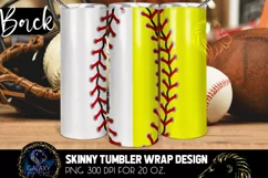 Mom of Both 20 Oz. Skinny Tumbler Wrap Sublimation Product Image 5