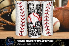 Baseball Mom Tumbler Sublimation, Tumbler Design PNG Product Image 1