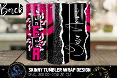 Add Name Cheer Tumbler Sublimation, Tumbler Design PNG Product Image 2