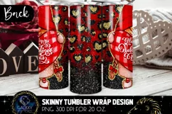 Gnome Valentines day Tumbler Sublimation, Tumbler Design Product Image 2