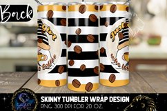 Just a Girl who Loves Coffee Tumbler Design PNG, 20 Oz Product Image 2