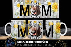 Best Mom Ever Mug | Watercolor Flowers Mug Sublimation Product Image 1