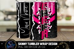 Add Name Cheer Tumbler Sublimation, Tumbler Design PNG Product Image 1