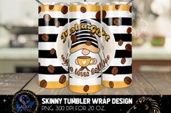 Just a Girl who Loves Coffee Tumbler Design PNG, 20 Oz Product Image 1