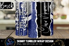 Add Name Cheer Tumbler Sublimation, Tumbler Design PNG Product Image 2