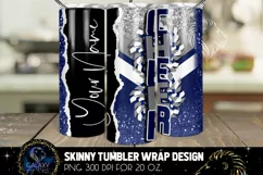 Add Name Cheer Tumbler Sublimation, Tumbler Design PNG Product Image 1
