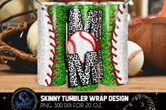 Baseball Mom Tumbler Sublimation, Tumbler Design PNG Product Image 1