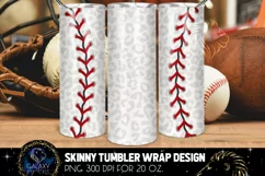 Baseball Ball Tumbler Sublimation, Tumbler Design PNG Product Image 1