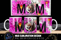 Best Mom Ever Mug | Watercolor Flowers Mug Sublimation Product Image 1