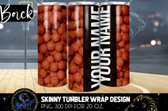 Add Text Name Basketball Balls Tumbler Sublimation Design Product Image 2