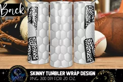 Golf Mom 20 Oz. Skinny Tumbler Wrap Sublimation Design Product Image 2