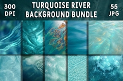 Turquoise River Backgrounds 55 Product Image 1