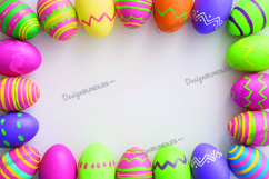 Bunny with egg background, easter bunny digital paper Product Image 1