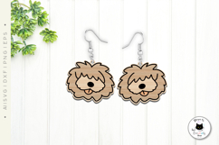 Old English Sheepdog | Dog Laser Cut Earrings Product Image 2
