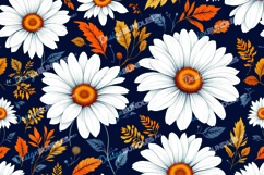 Elegant White Daisy Floral background Product Image 1