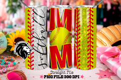 Softball Mom Tumbler Design Product Image 1