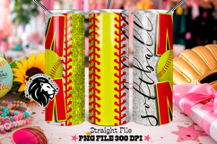 Softball Mom Tumbler Design Product Image 4