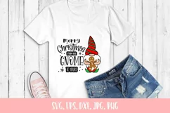 Merry Christmas From Our Gnome To Yours Quote SVG Product Image 2