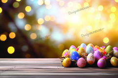 Easter egg background, easter egg digital paper Product Image 1