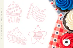 4th Of July Patriotic Earrings Laser Cut Designs Product Image 5