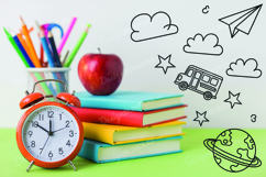 School Mockup Background Design, School Background Design Product Image 1
