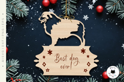 Personalized Christmas Dog Ornaments Laser Cut Vol.1 Product Image 3