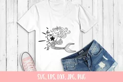 Be A Mermacorn Quote, Unicorn Quote SVG, Mermaid Quote SVG Product Image 2