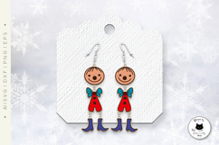Retro Nostalgia Toy Earrings | Vintage Laser Cut Puppet Product Image 4