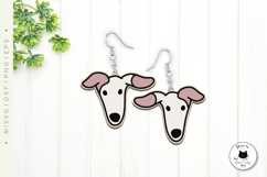 Greyhound Dog SVG | Dog Laser Cut Earrings Product Image 2