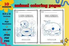 Animal Coloring Pages - For Kids Activities Product Image 4