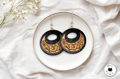 Monster Plant Halloween Earrings Laser Cut Product Image 4