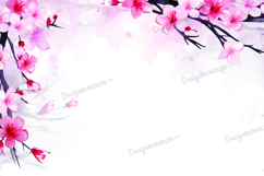 Cherry blossom background with copy space Product Image 1