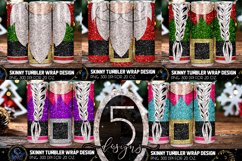 Christmas Tumbler Designs, Elf &amp; Santa Claus Gnome Tumbler Product Image 1