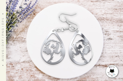 Dog Teardrop Earrings Vol.3 | Dog Laser Cut SVG Product Image 2