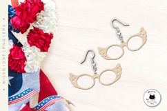 Baseball Earrings Laser Cut File | Baseball SVG Design Product Image 4